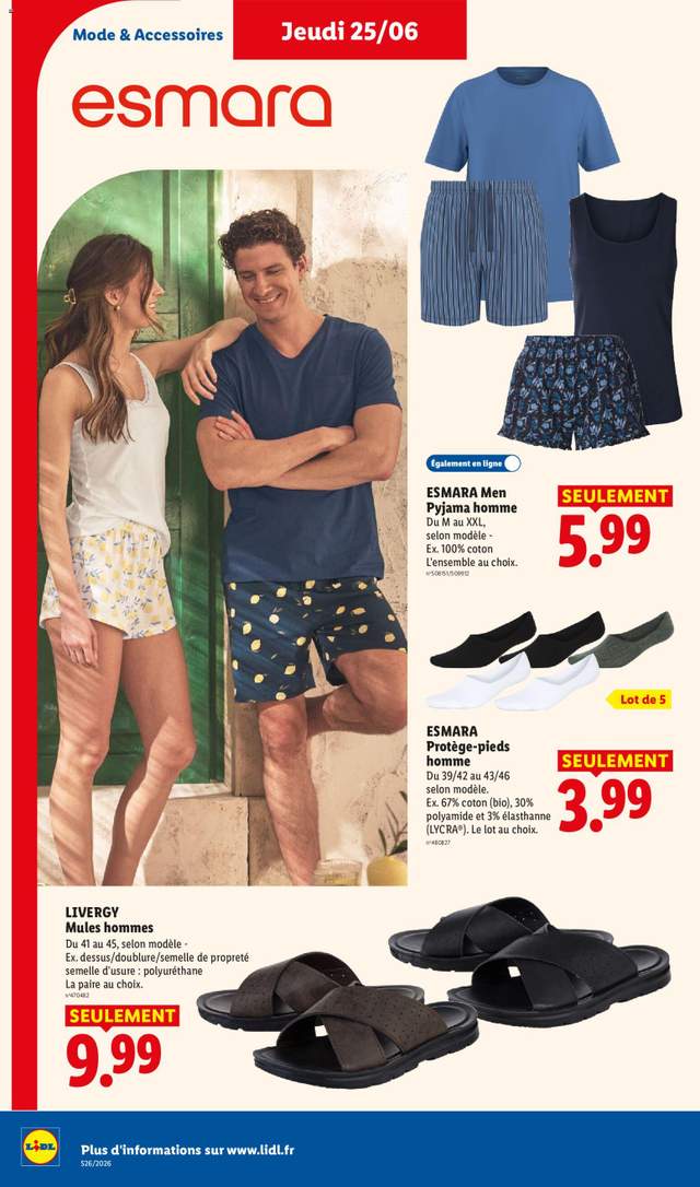 Nouveau catalogue Lidl à partir du 25/06