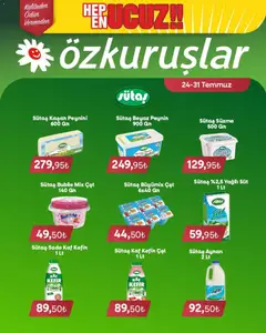 Özkuruşlar Özkuruşlar İndirim 24.07.2026 - Broşürünün önizlemesi