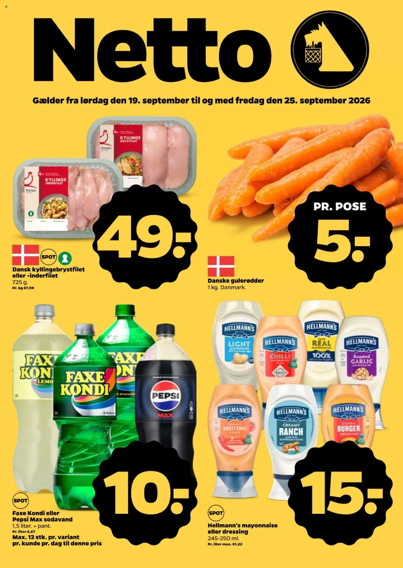 Eksempel på tilbudsavis Netto - Tilbudsavis uge 39 fra butik Netto gyldig fra 19/09/2026