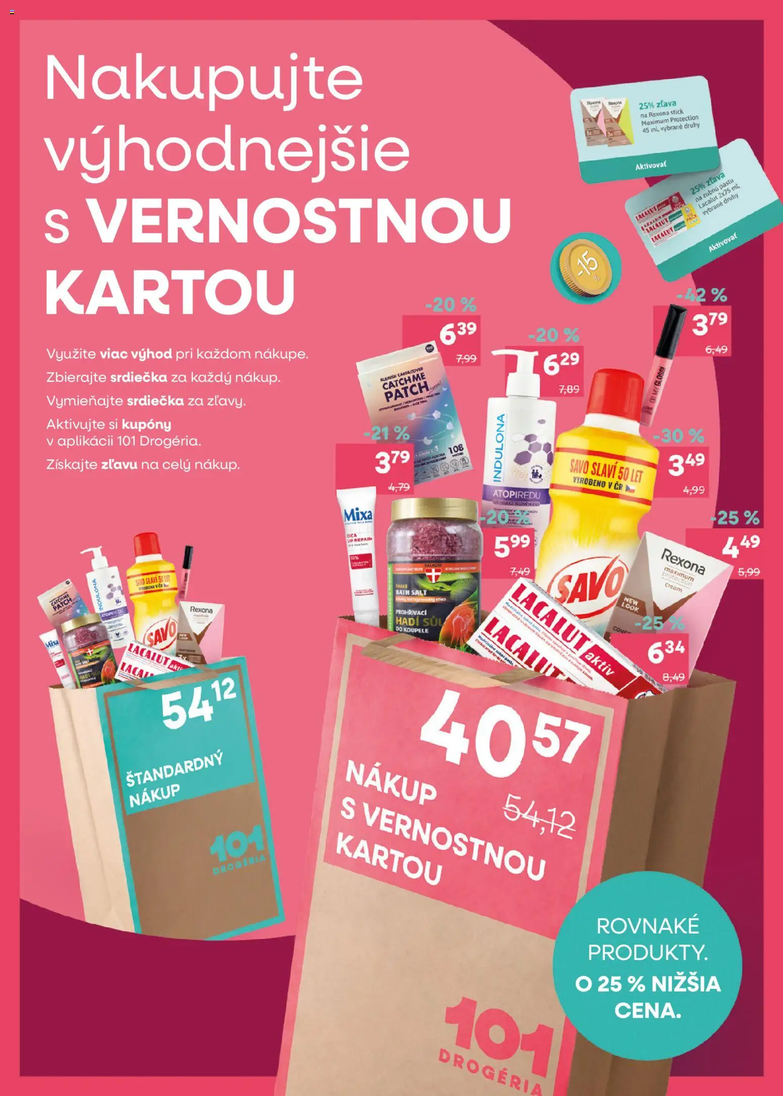 Náhľad 101 drogerie letáku platného od 07.10.2026 - Indulona, Savo