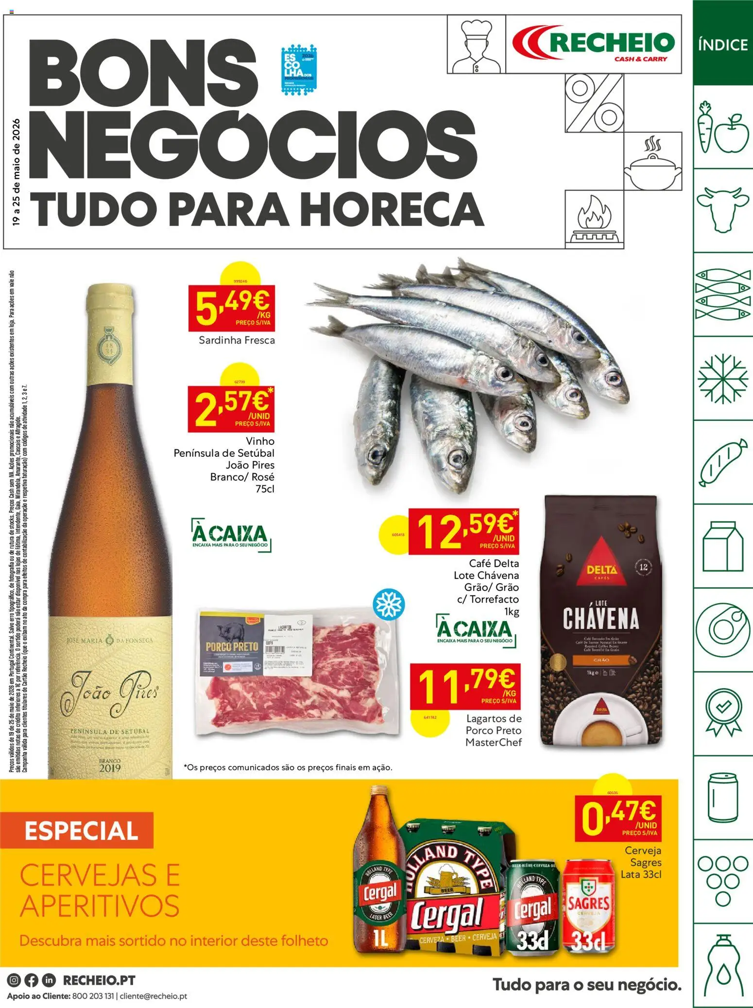 Pré-visualização do folheto da loja Recheio válida a partir de 19/05/2026