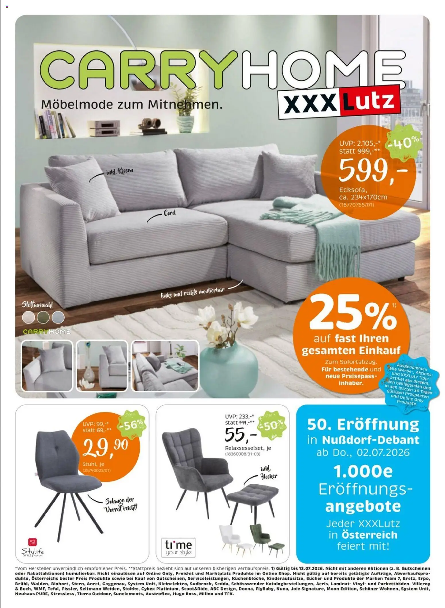 Vorschau der Angebote: XXXLutz XXXLutz Carry Home gültig ab 30.06.2026 - Bücher, Kissen