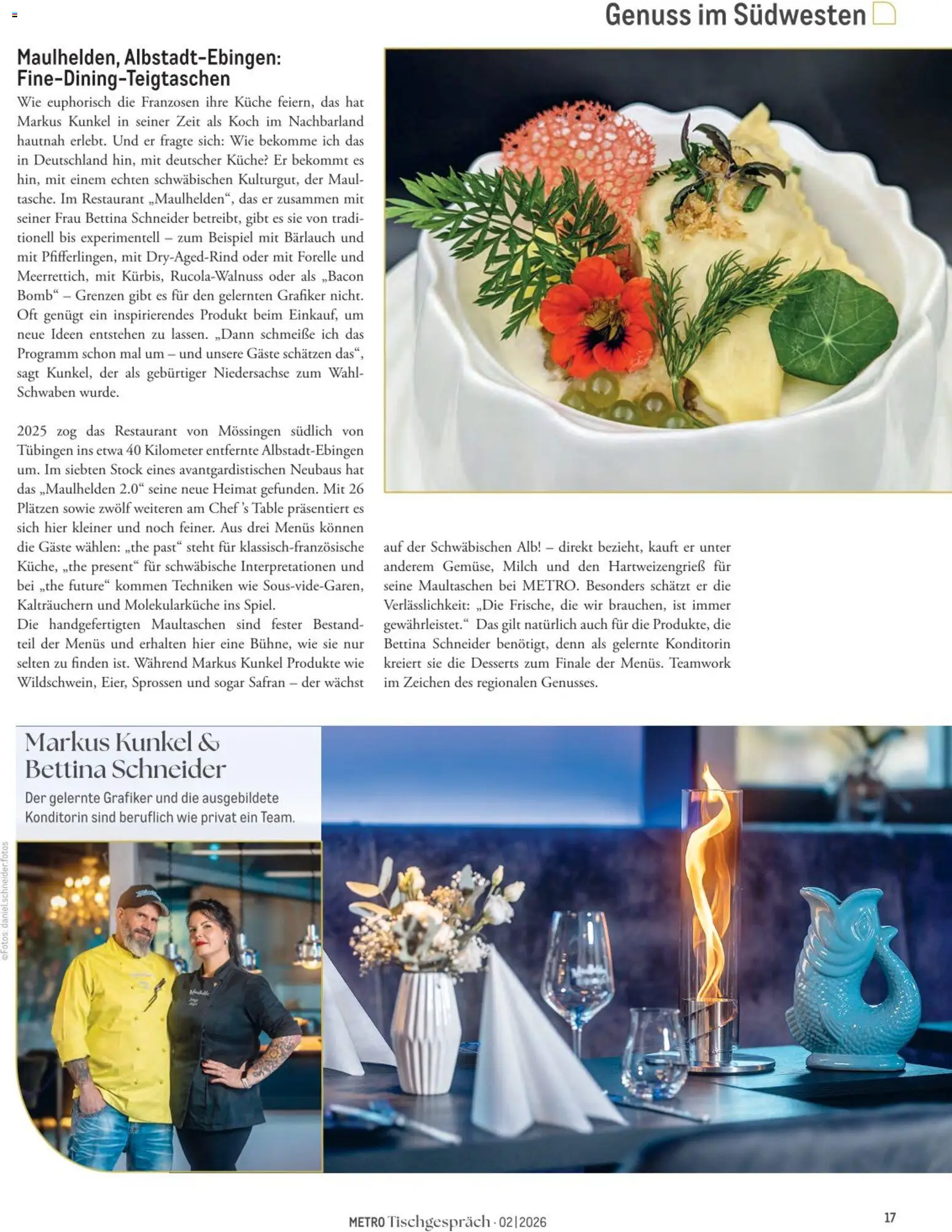 Vorschau von dem Prospekt des Geschäftes Metro, gültig ab dem 01.09.2026 - Küche, Maultaschen, Milch