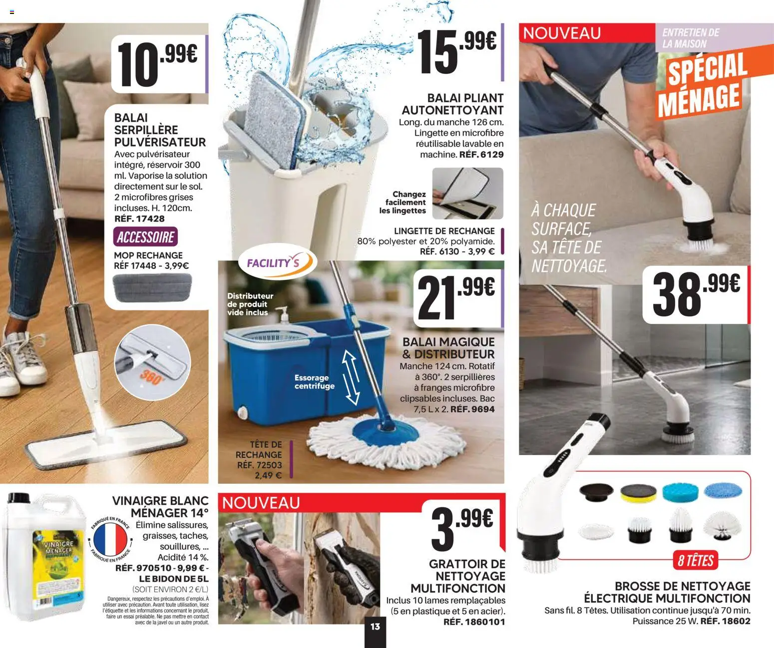 Prévisualisation de Shopix Catalogue Autome-Hiver 2026/2027 du magasin Shopix formulaire valide 01/09/2026 - Distributeur, Vinaigre blanc, Serpillère, Brique, Balai, Vinaigre, Pulvérisateur, Brosse