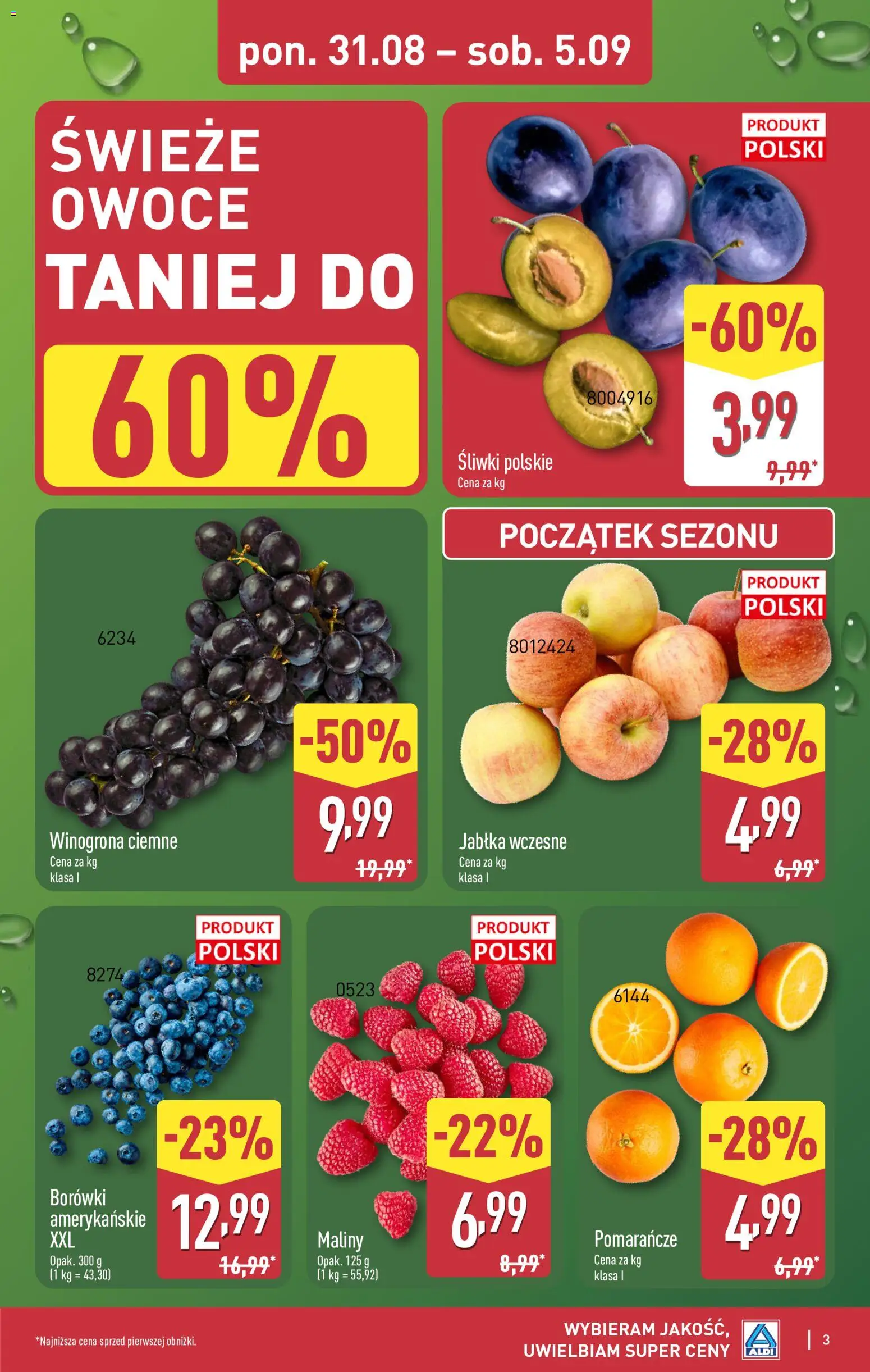 Pogląd gazetki "Aldi gazetka" ze sklepu Aldi ważnej od 31.08.2026
