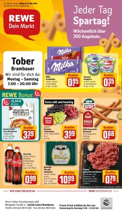 Vorschau von dem Prospekt des Geschäftes Rewe, gültig ab dem 17.08.2026
