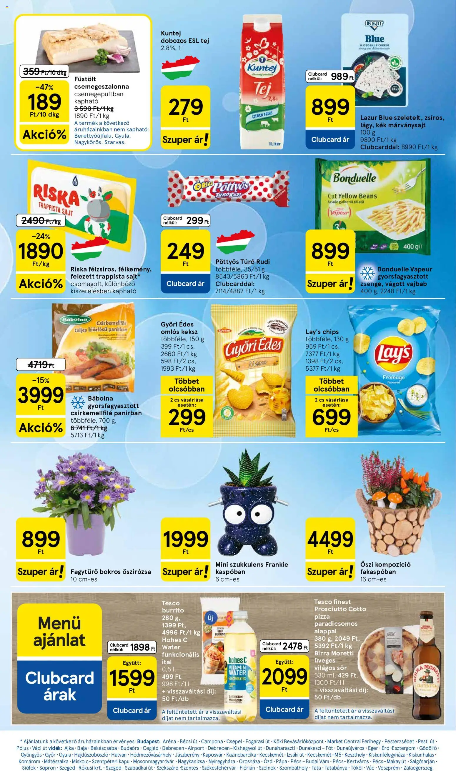Tesco - Tesco aktuális akciós újság megtekintése, amely érvényes 2026.10.15.-től