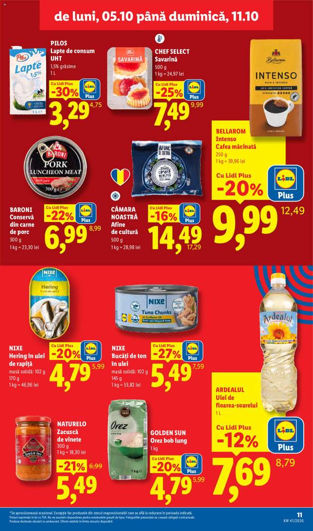 Noul catalog Lidl de la 05.10.