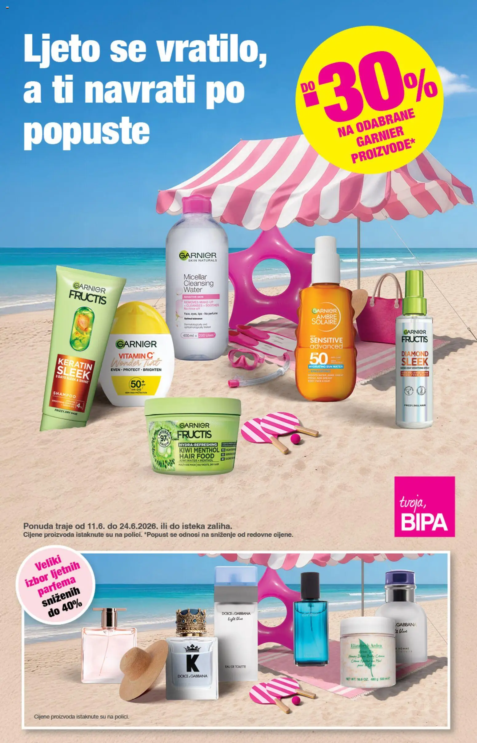 Pregled letka Bipa Katalog trgovine Bipa vrijedi od 11.06.2026