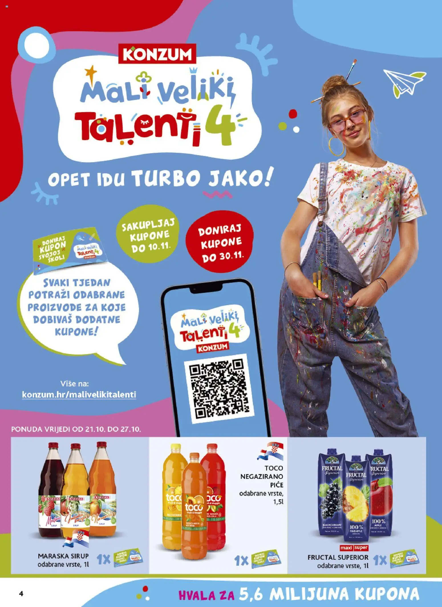 Konzum HR - Konzum HR akciós újság megtekintése, amely érvényes 2026.10.21.-től