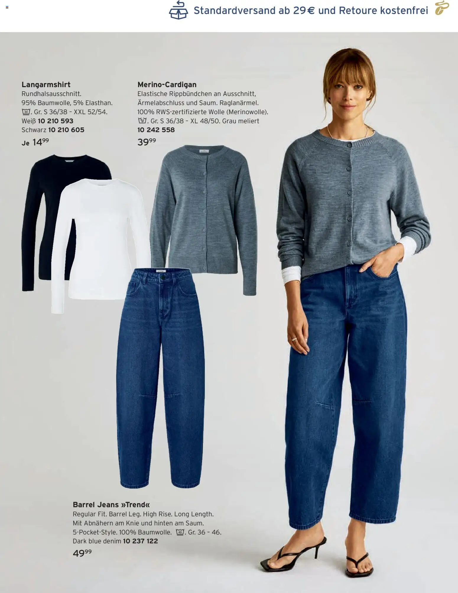 Vorschau von dem Prospekt des Geschäftes Tchibo, gültig ab dem 11.09.2026 - Jeans, Langarmshirt