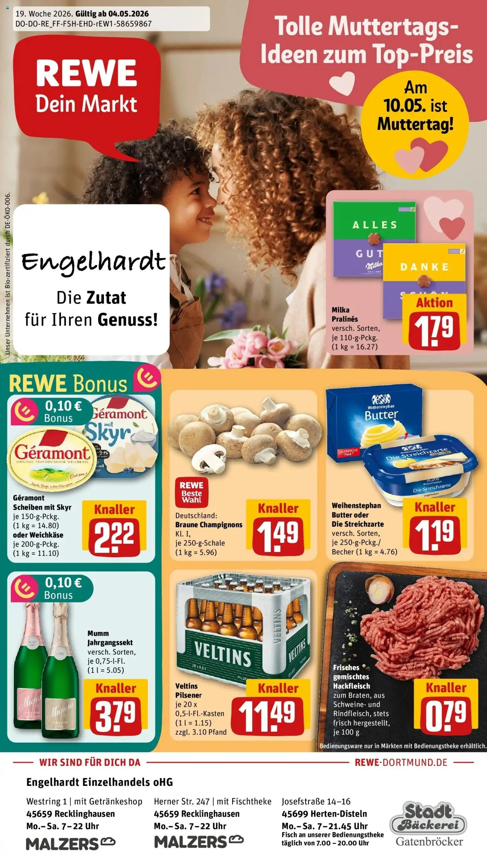 Vorschau von dem Prospekt des Geschäftes Rewe, gültig ab dem 04.05.2026