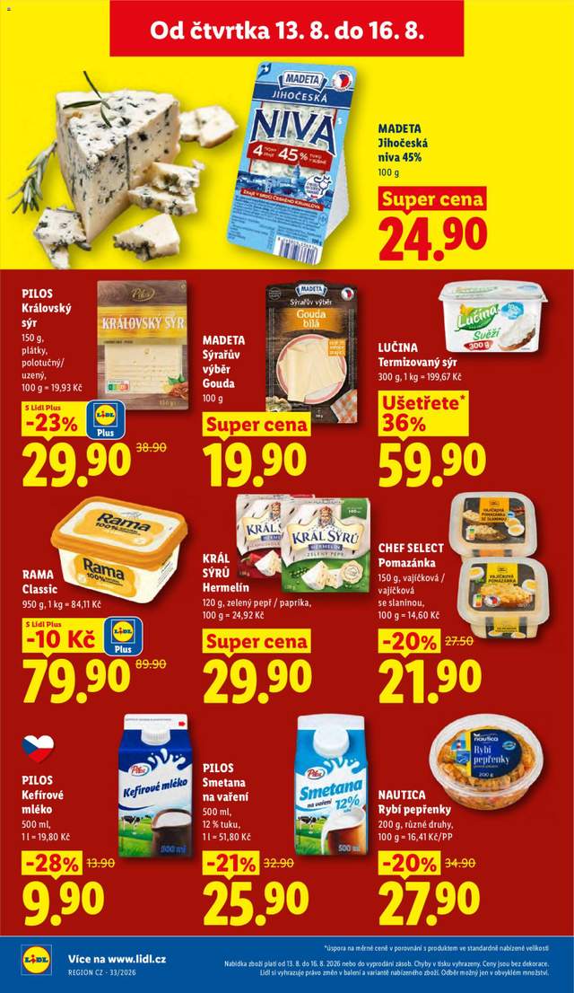 Nový Lidl leták od 13.08.