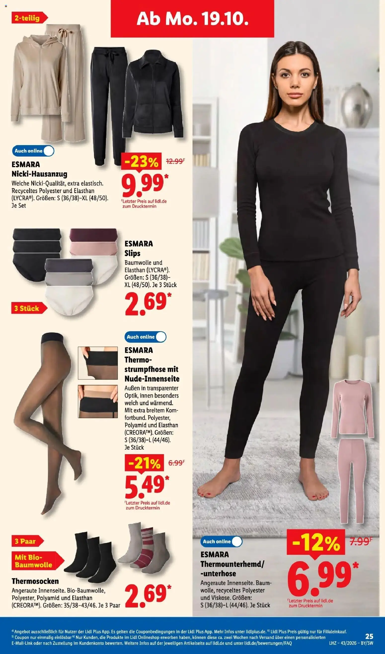 Vorschau von dem Prospekt des Geschäftes Lidl, gültig ab dem 19.10.2026