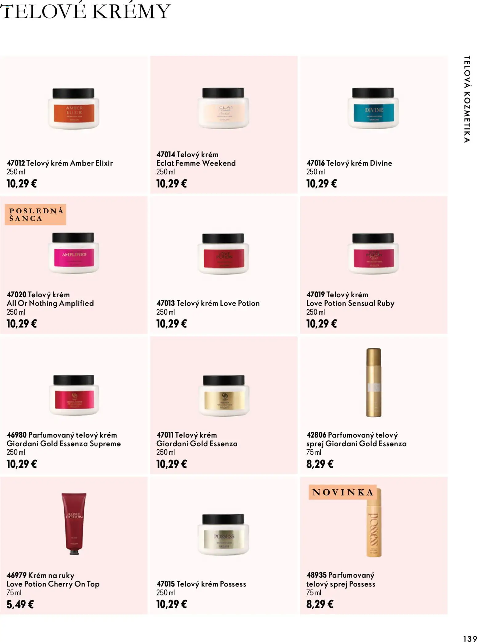 Náhľad Oriflame letáku platného od 30.09.2026 - Krém, Krém na ruky, Telový krém