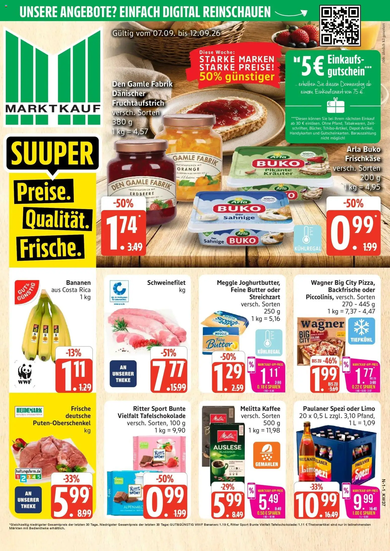 Vorschau von dem Prospekt des Geschäftes Marktkauf, gültig ab dem 07.09.2026
