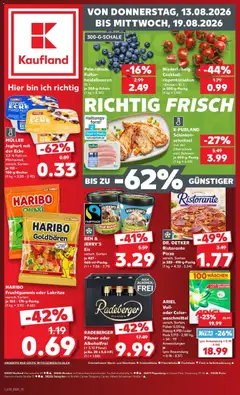 Vorschau von dem Prospekt des Geschäftes Kaufland, gültig ab dem 13.08.2026
