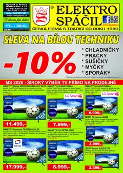 Náhled nabídky: Elektro Spáčil Elektro Spáčil leták platný od 17.06.2026