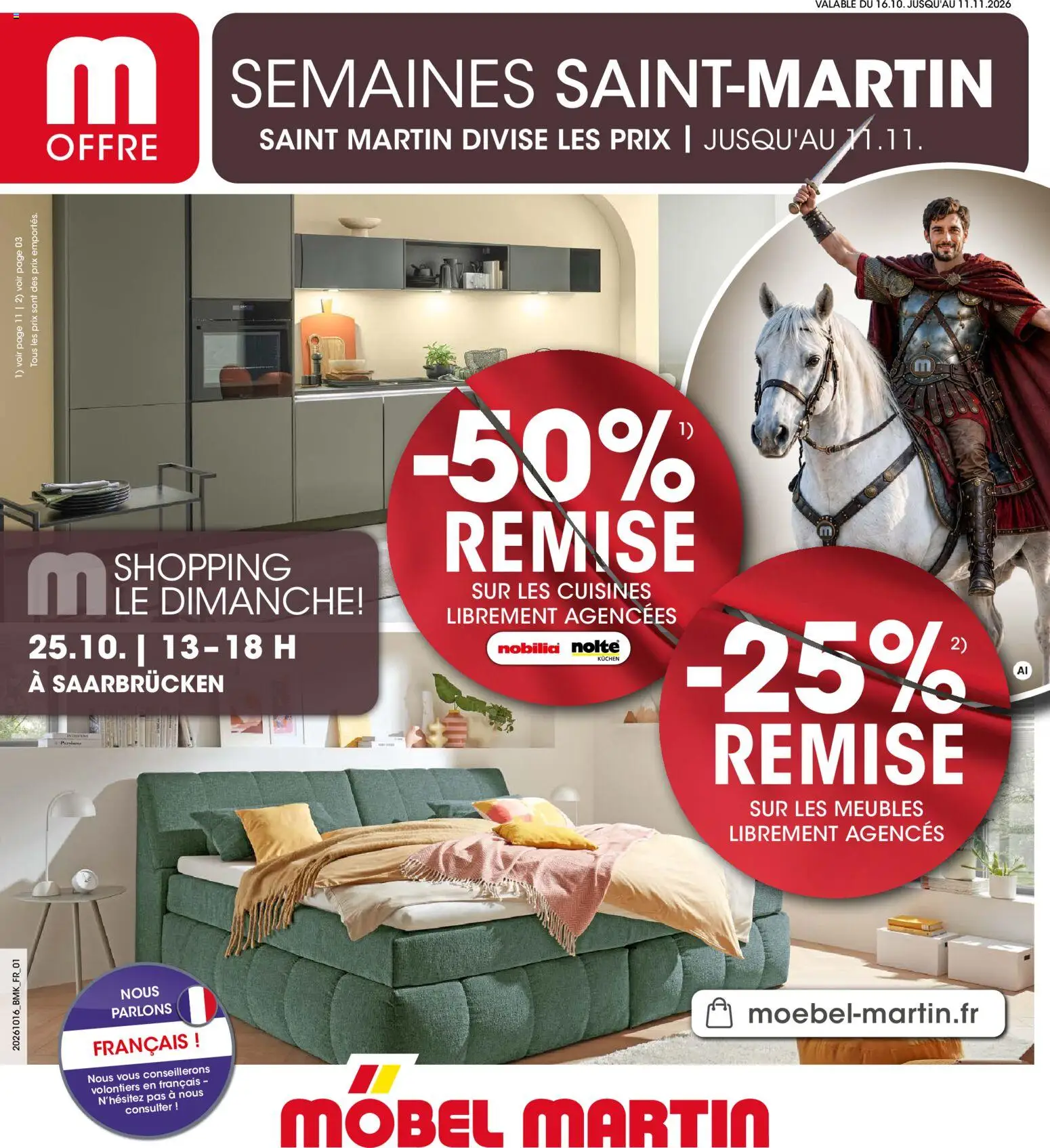 Prévisualisation de Möbel Martin catalogue semaines saint-Martin du magasin Möbel Martin formulaire valide 16/10/2026