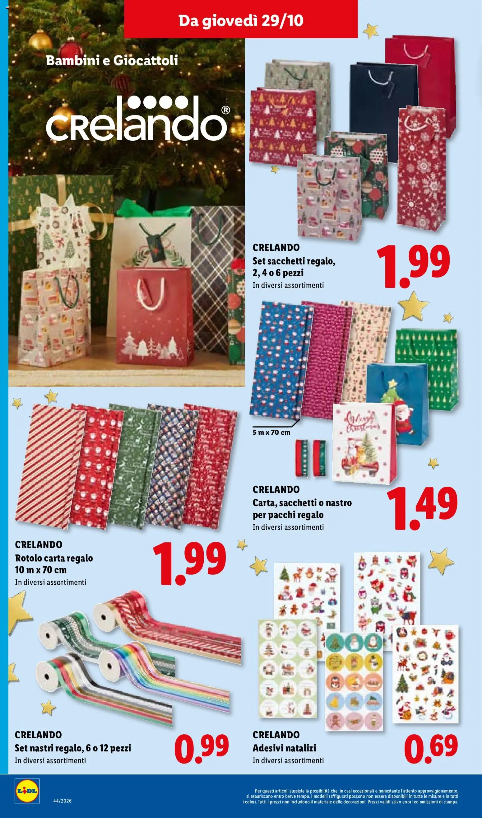 Anteprima dell'opuscolo Lidl volantino Sicilia dal negozio Lidl valido da 29/10/2026 - Giocattoli