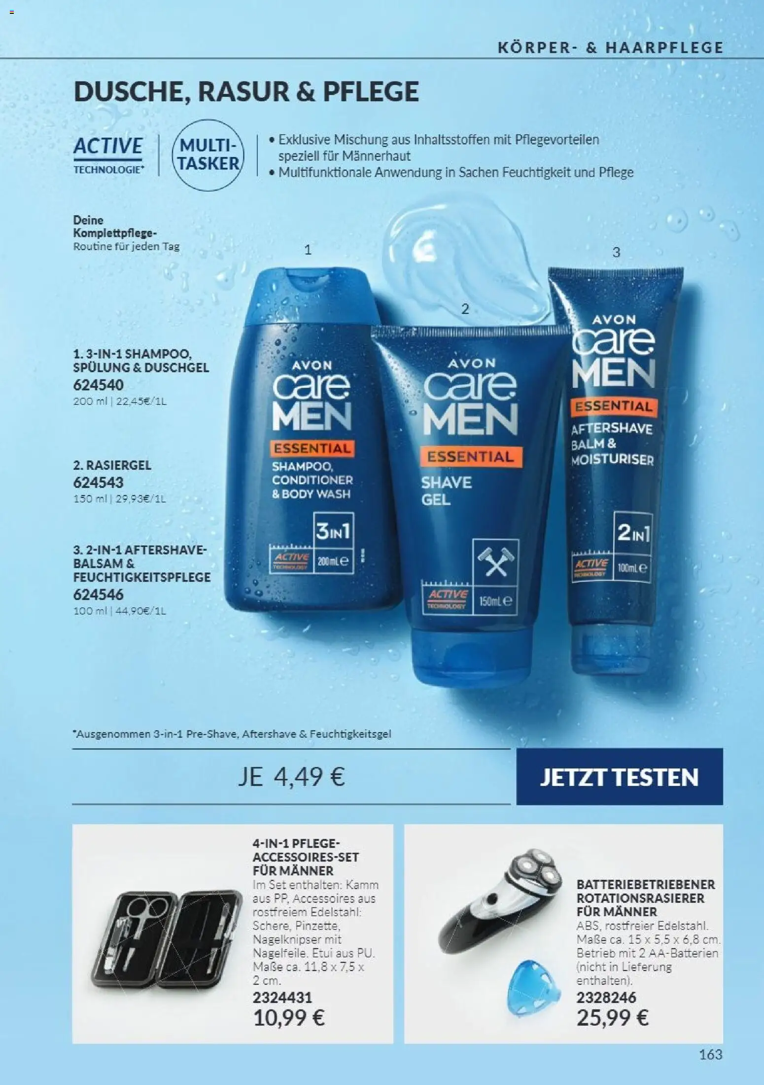 Vorschau von dem Prospekt des Geschäftes Avon, gültig ab dem 01.10.2026 - Shampoo, Duschgel, Nagelknipser, Spülung