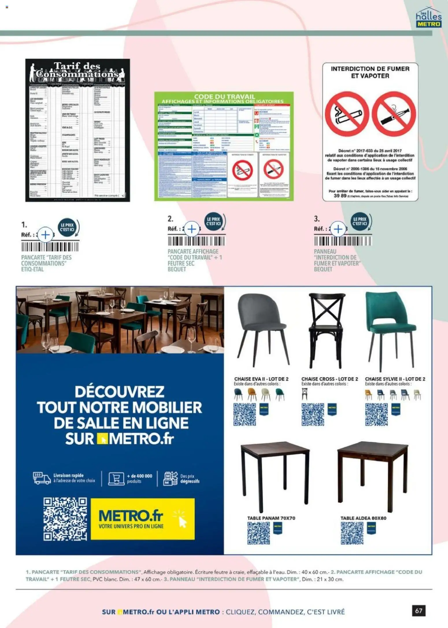 Prévisualisation de Terrasse&salle Collection 2026 du magasin METRO formulaire valide 09/01/2026 - Livre, Chaise, Table