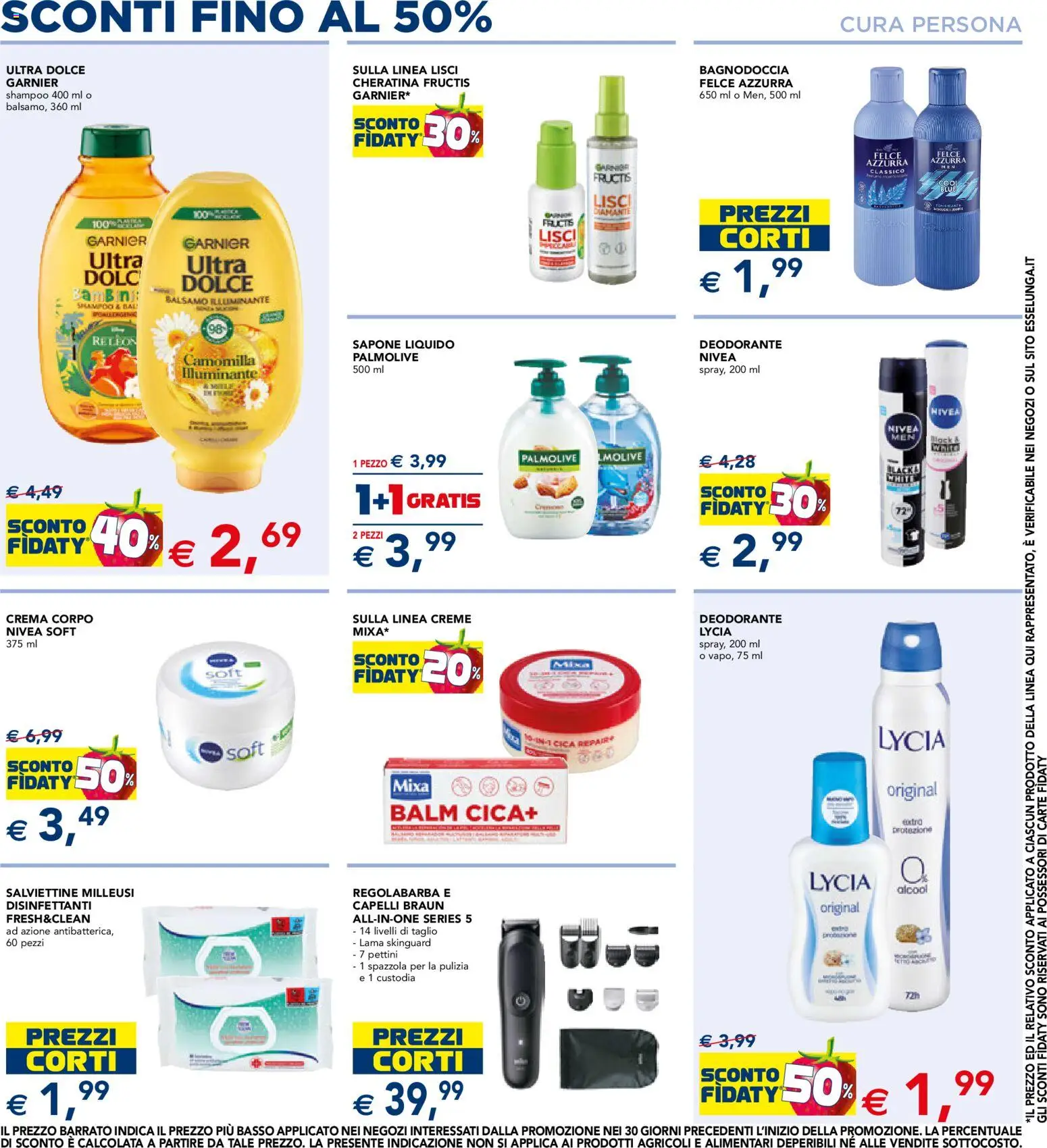 Anteprima dell'opuscolo Esselunga S volantino dal negozio Esselunga S valido da 22/10/2026 - Crema, Deodorante, Spazzola, Sapone, Basso, Regolabarba, Taglio, Balsamo