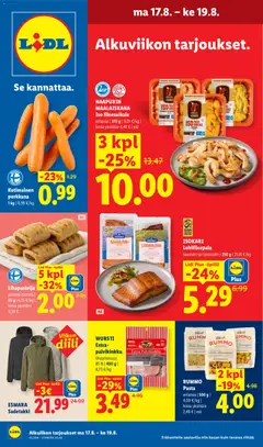 Kaupan Lidl Lidl tarjoukset - Tampere esikatselu, voimassa 17/08/2026