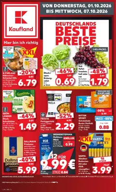 Vorschau von dem Prospekt des Geschäftes Kaufland, gültig ab dem 01.10.2026