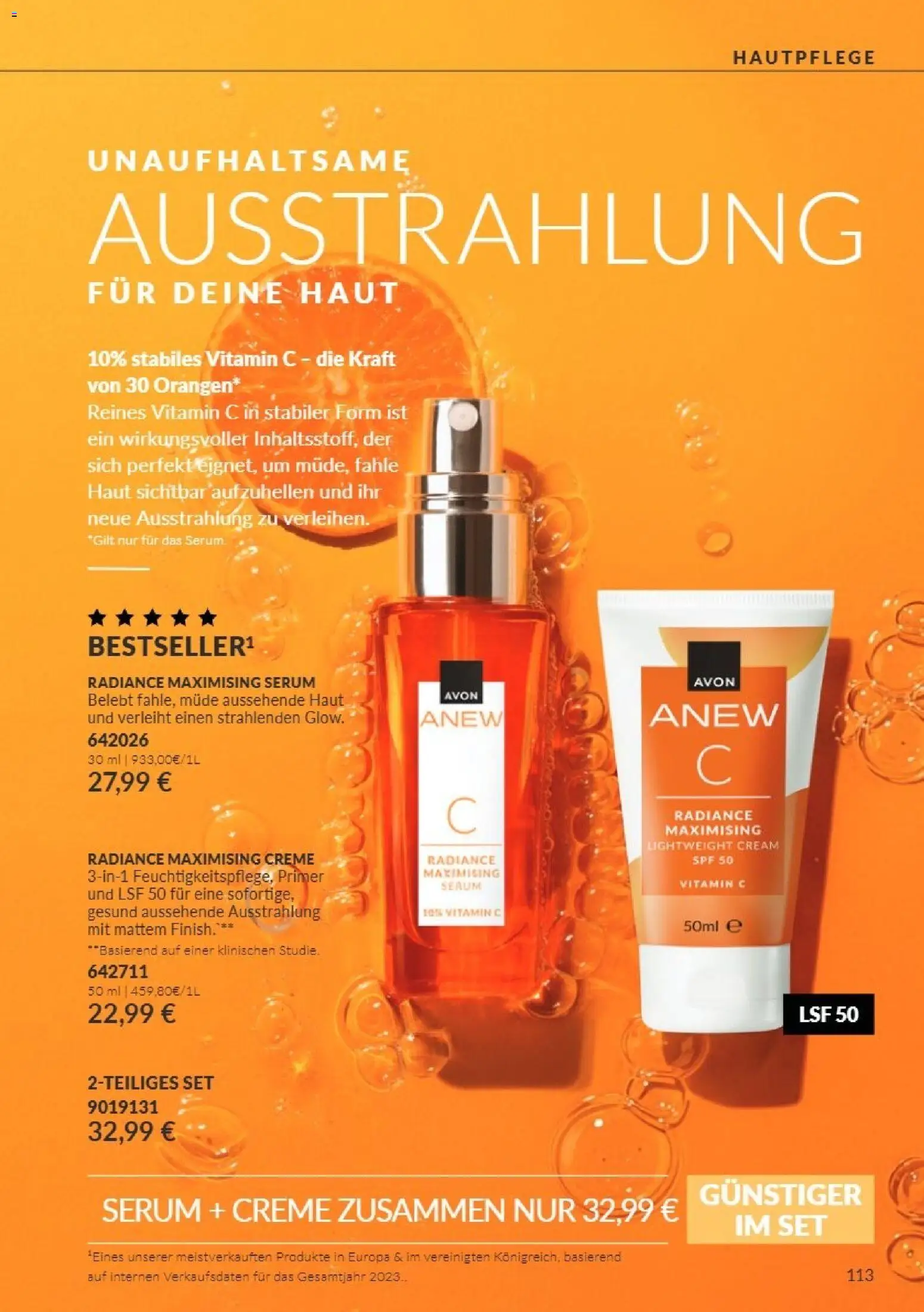 Vorschau von dem Prospekt des Geschäftes Avon, gültig ab dem 01.10.2026 - Primer, Creme, Serum, Finish