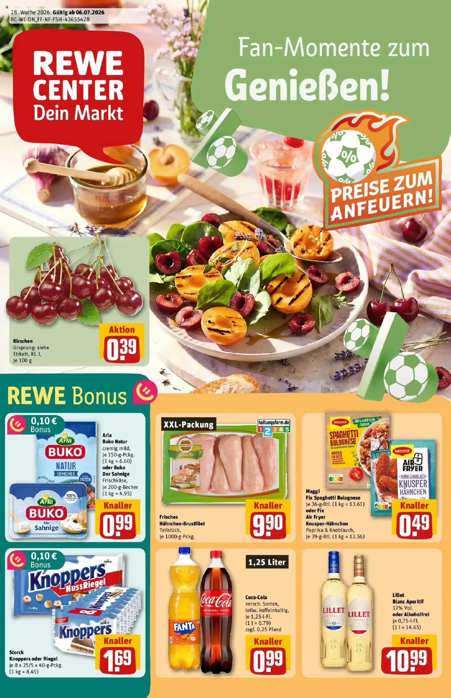 Vorschau von dem Prospekt des Geschäftes Rewe, gültig ab dem 06.07.2026