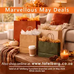 Preview of Tafelberg Furnishers flyer valid from 14/05/2026