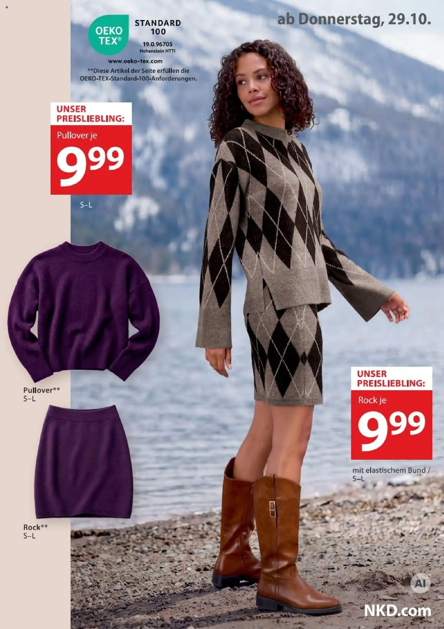 Vorschau von dem Prospekt des Geschäftes NKD, gültig ab dem 29.10.2026 - Pullover, Rock