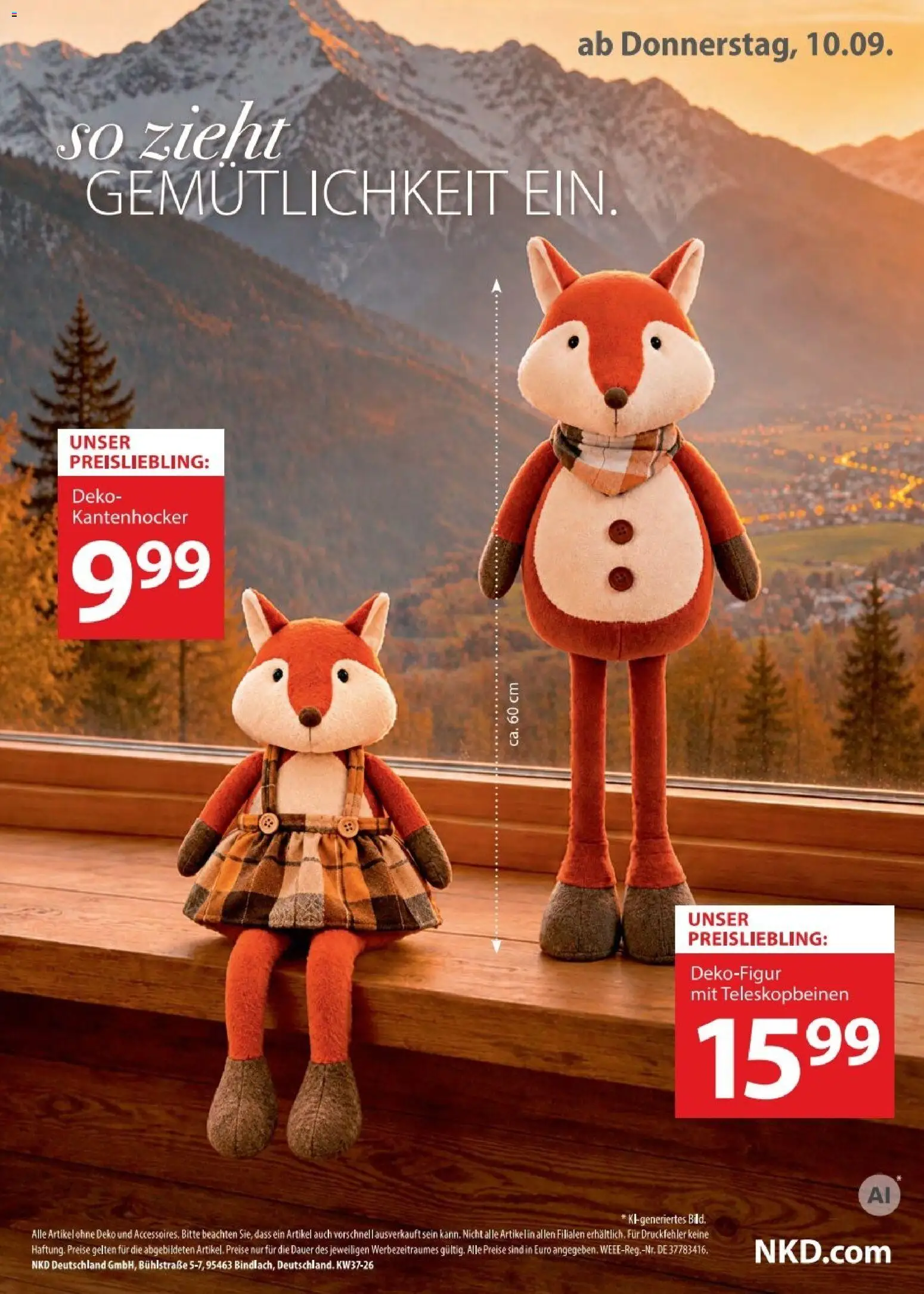 Vorschau von dem Prospekt des Geschäftes NKD, gültig ab dem 10.09.2026