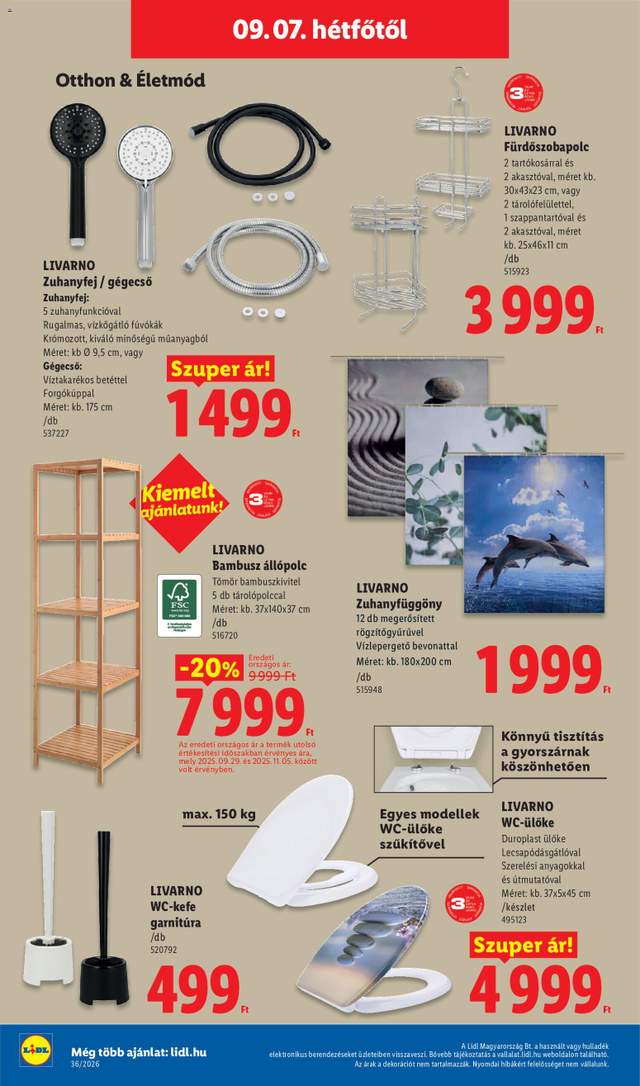 Új Lidl akciós újság 09.03.