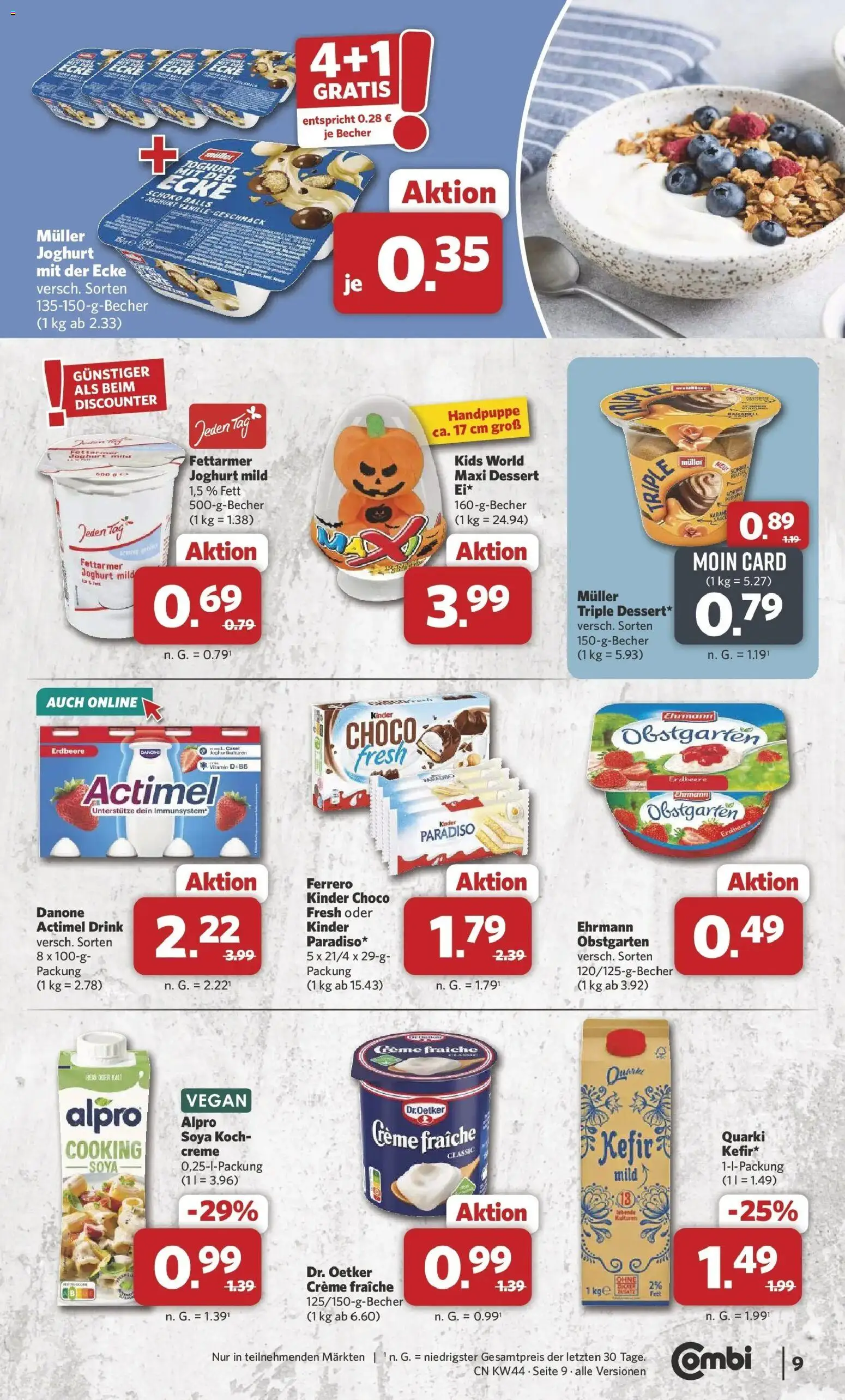 Vorschau von dem Prospekt des Geschäftes Combi, gültig ab dem 26.10.2026