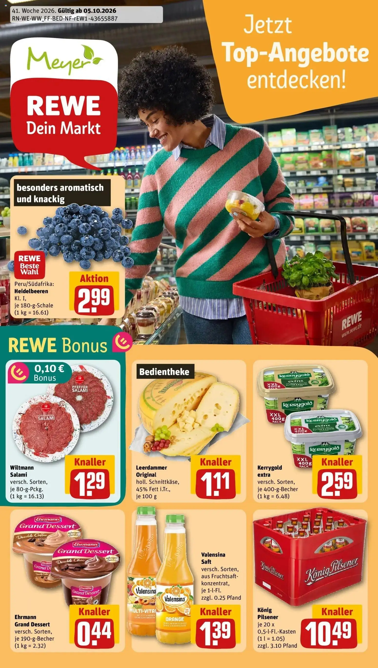 Vorschau von dem Prospekt des Geschäftes Rewe, gültig ab dem 05.10.2026