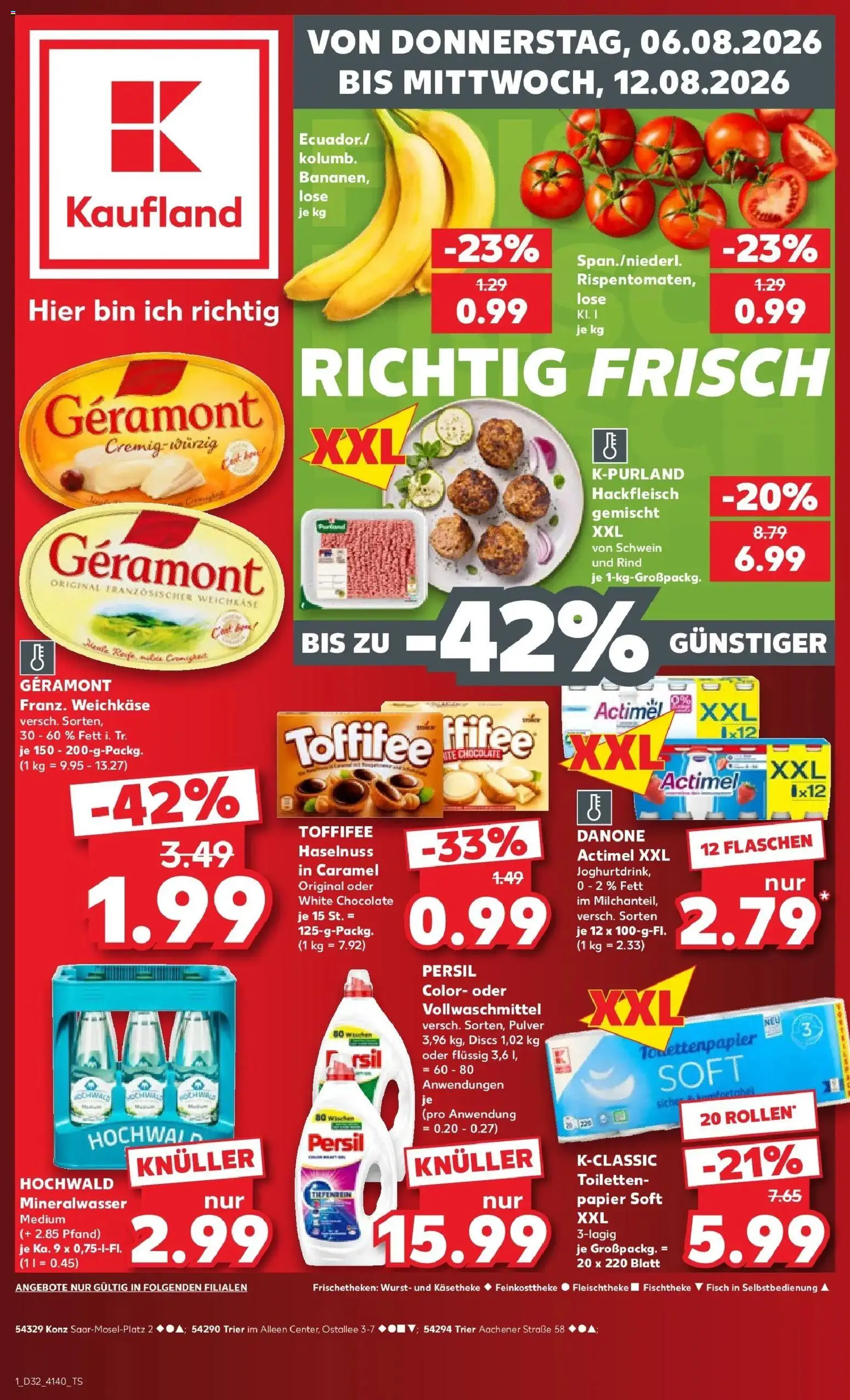 Vorschau von dem Prospekt des Geschäftes Kaufland, gültig ab dem 06.08.2026