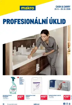 Náhled nabídky: Makro Makro leták - Profesionální úklid platný od 23.09.2026