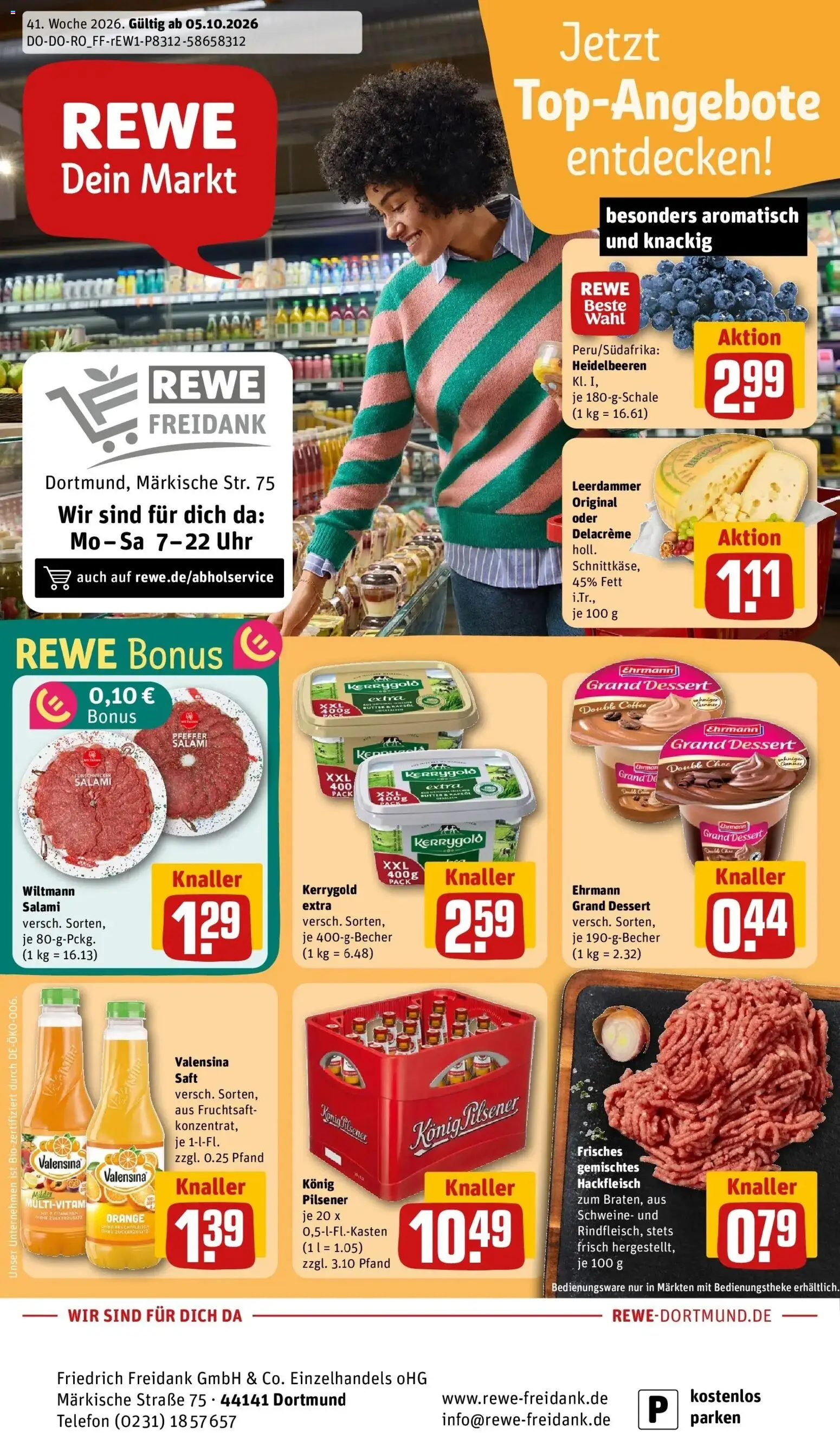 Vorschau von dem Prospekt des Geschäftes Rewe, gültig ab dem 05.10.2026