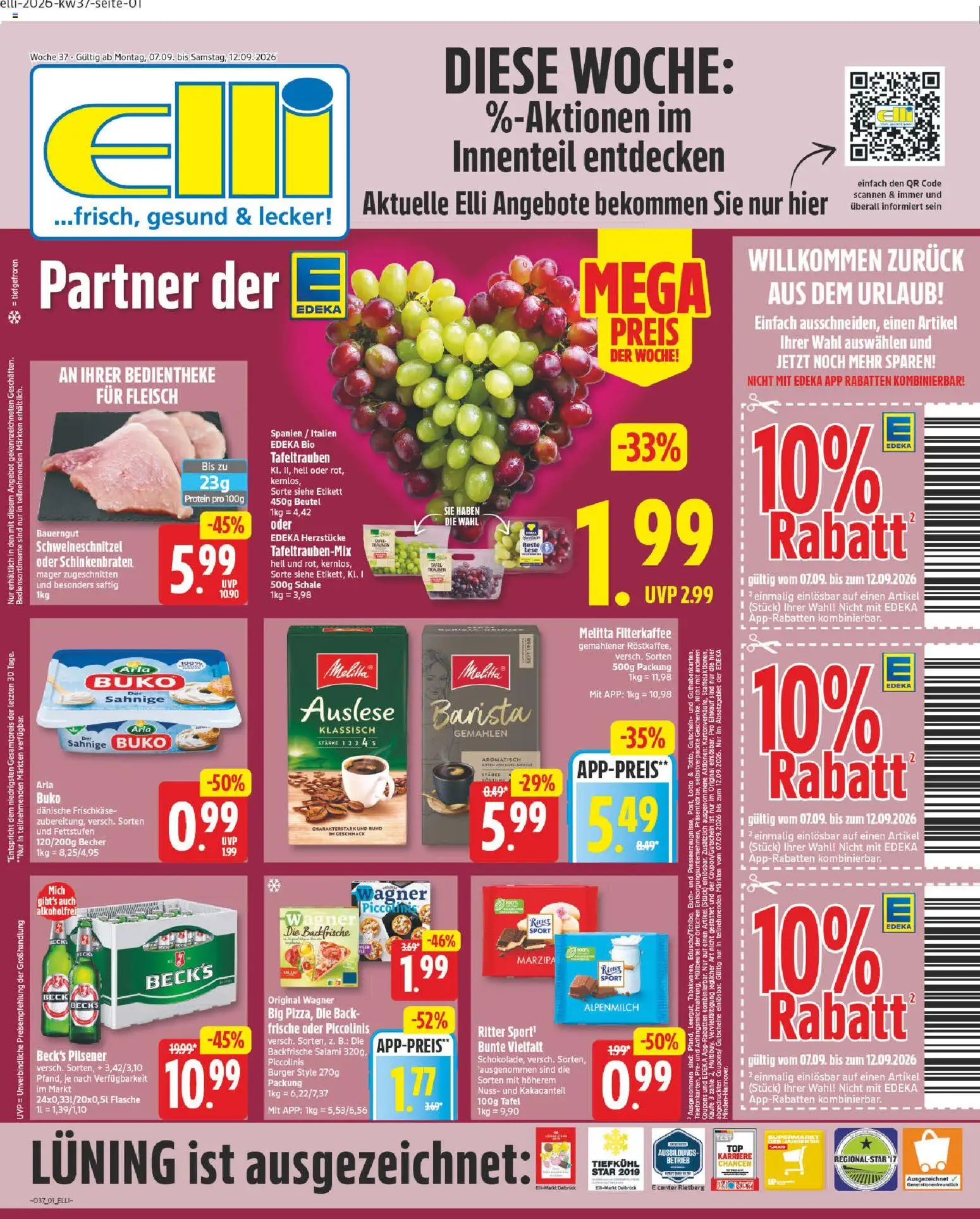 Vorschau von dem Prospekt des Geschäftes Elli Markt, gültig ab dem 07.09.2026