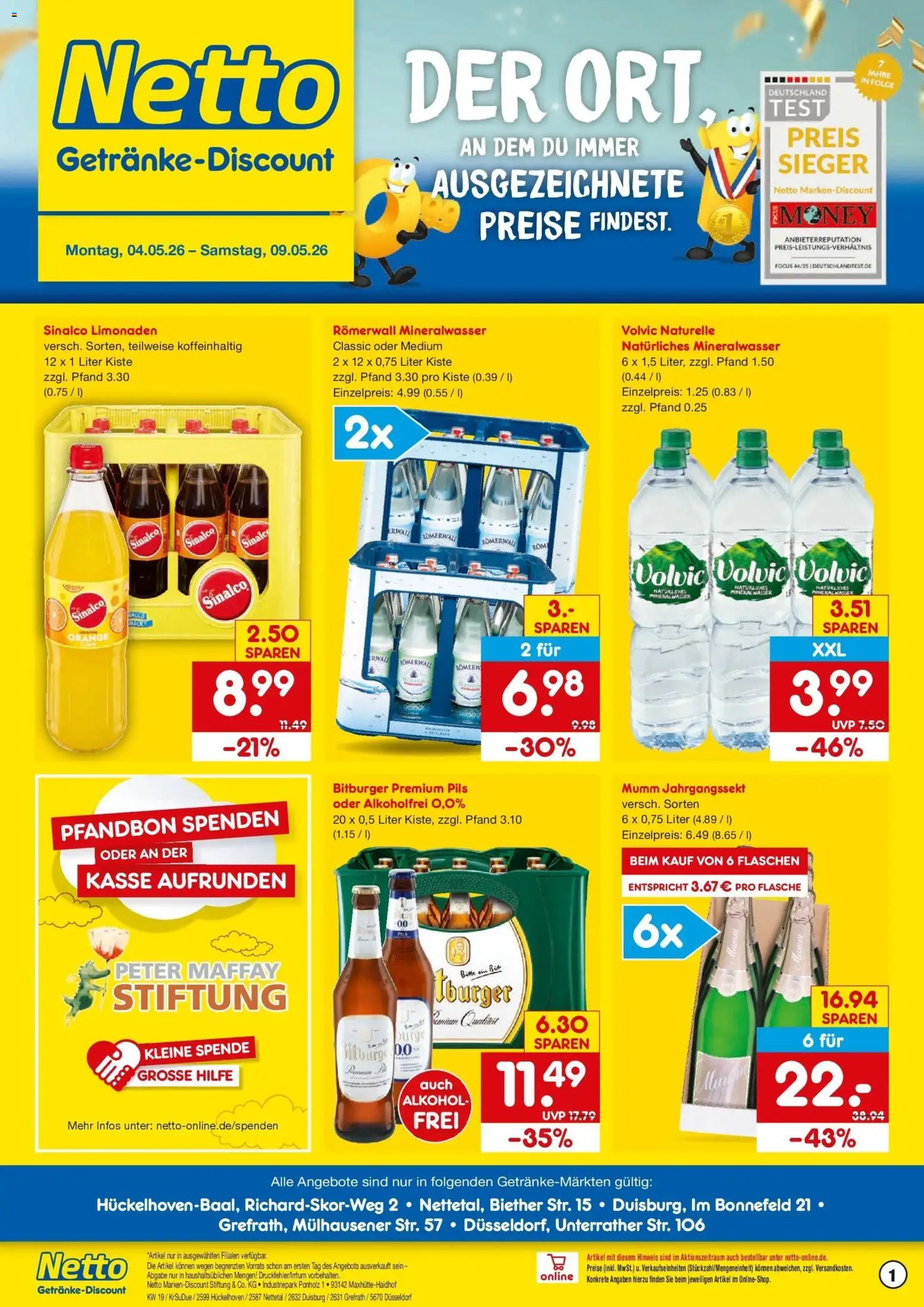 Vorschau von dem Prospekt des Geschäftes Netto Marken-Discount, gültig ab dem 04.05.2026