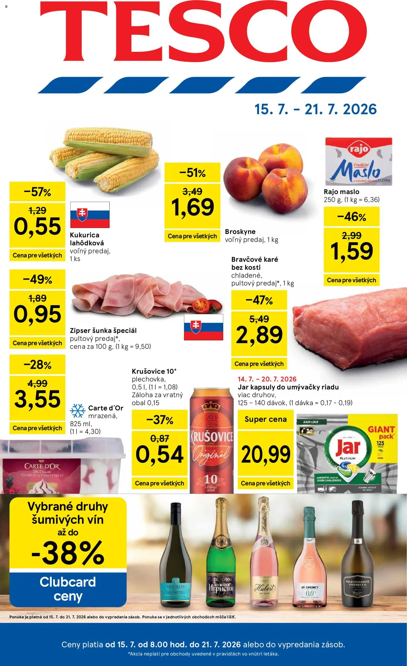 Náhľad Tesco letáku platného od 15.07.2026