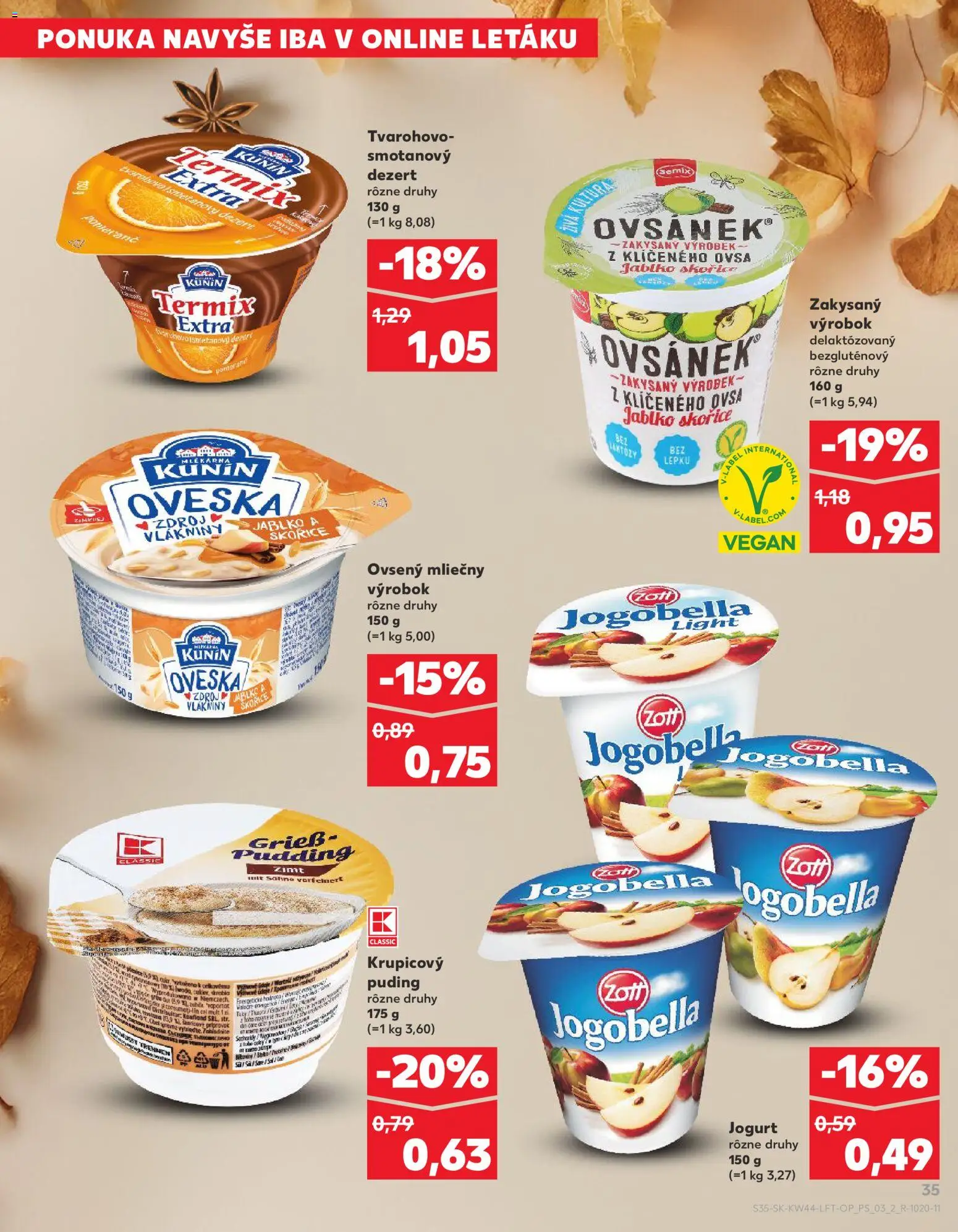 Náhľad Kaufland letáku platného od 30.10.2025 - Puding, Jogurt