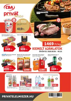 PRIVÁT - PRIVÁT Aktuális szórólap MAX megtekintése, amely érvényes 2026.06.04.-től