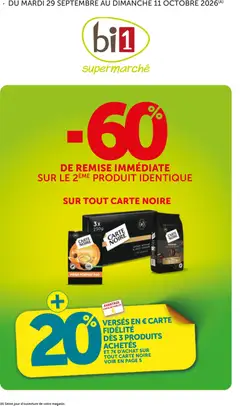 Prévisualisation de bi1 Catalogue 60% de remise immédiate du magasin bi1 formulaire valide 29/09/2026