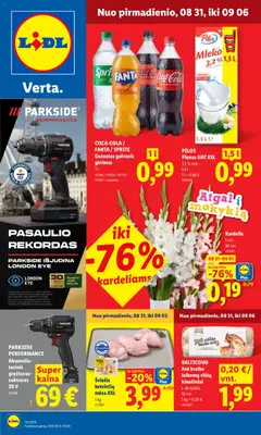 LIDL parduotuvės leidinio LIDL leidinys galiojančio nuo 2026.08.31 peržiūra