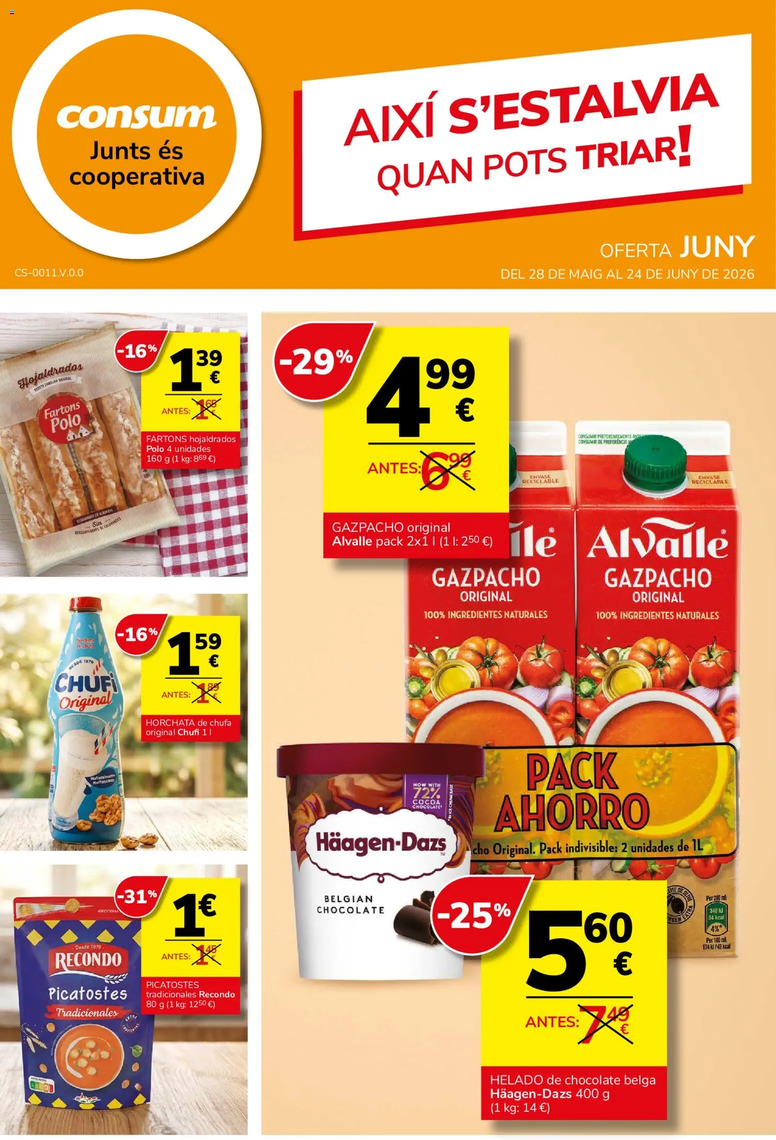 Vista previa del folleto de la tienda Consum válido desde el 28/05/2026 