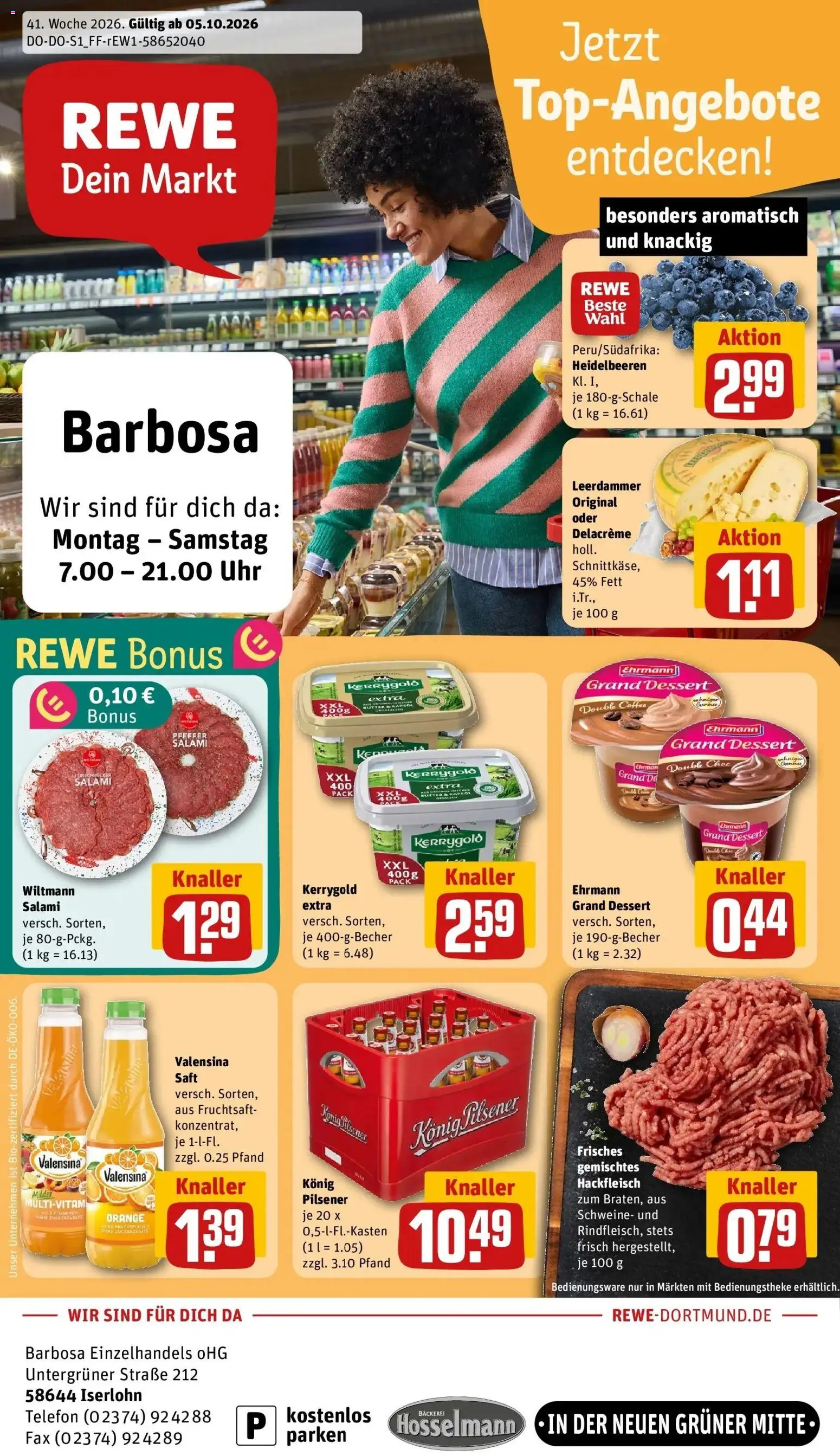Vorschau von dem Prospekt des Geschäftes Rewe, gültig ab dem 05.10.2026