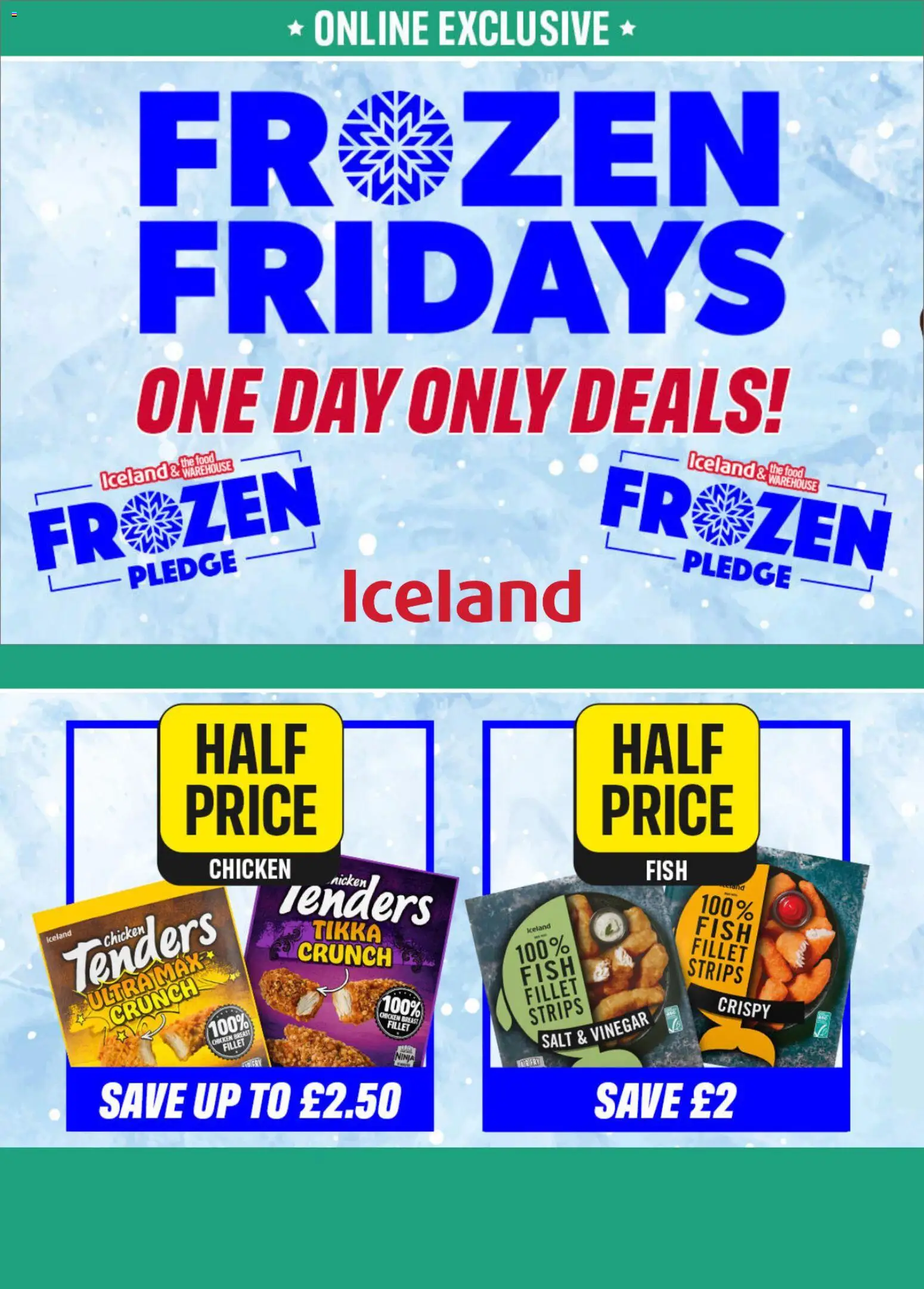 Preview of Iceland Iceland - Summer sale valid from 12/06/2026 - Fish, Chicken, Salt, Chicken breast, Vinegar